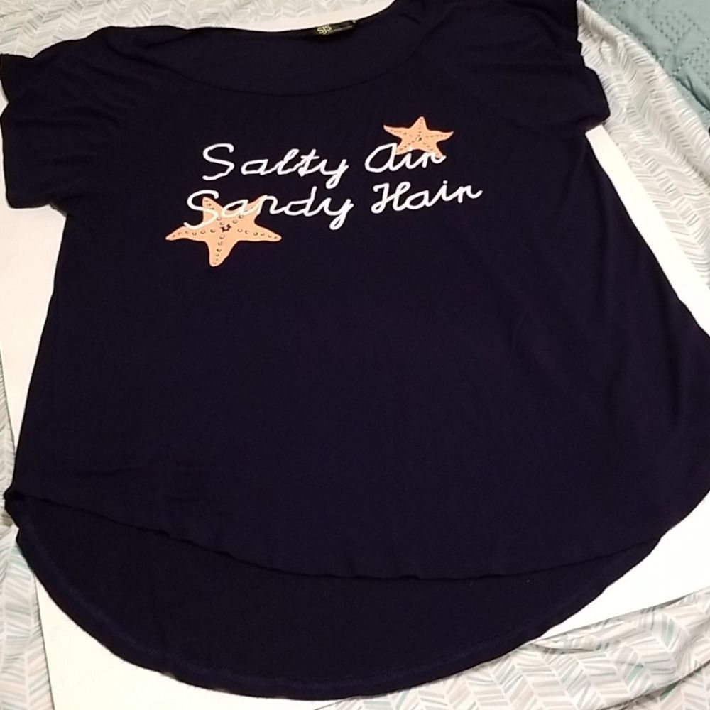 Salty air sandy hair shirt